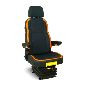 Butaca Capitan (Negro y Naranjo)